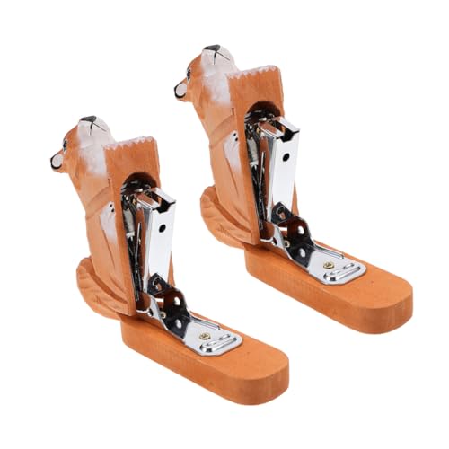 FUNOMOCYA 2 Stück Mini Handtacker Holz mit Eichhörnchen Design Kompakter Leichter Bürohefter für Schule und Büro Ergonomischer Tragbarer Tacker für Kleine Papierstapel Kreatives FUNOMOCYA 2 Stück Mini Handtacker Holz mit Eichhörnchen Design Kompakter Leichter Bürohefter für Schule und Büro Ergonomischer Tragbarer Tacker für Kleine Papierstapel Kreatives von FUNOMOCYA