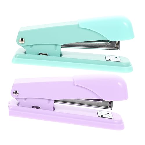 FUNOMOCYA 2 Stück Multifunktionaler Hefter kleiner Hefter Mini Hefter für den Schreibtisch Hefter für Schreibtisch Desktop-Hefter Verwendet Hefter heftig Hefter farbig Metall FUNOMOCYA 2 Stück Multifunktionaler Hefter kleiner Hefter Mini Hefter für den Schreibtisch Hefter für Schreibtisch Desktop-Hefter Verwendet Hefter heftig Hefter farbig Metall von FUNOMOCYA