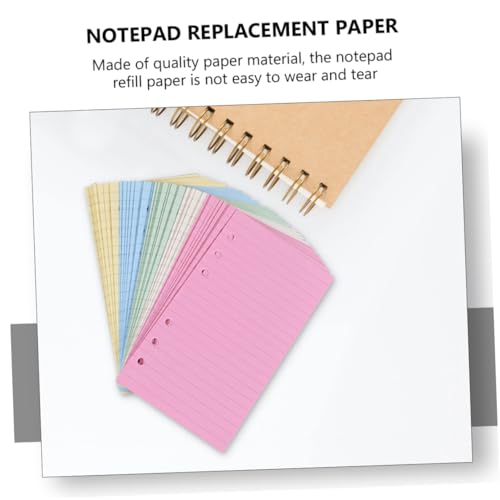 FUNOMOCYA 2 Stück Nachfüllpapier Liniert Farbig Lose für Ringbuch Notizblock Büro Schule Schreibpapier FUNOMOCYA 2 Stück Nachfüllpapier Liniert Farbig Lose für Ringbuch Notizblock Büro Schule Schreibpapier von FUNOMOCYA