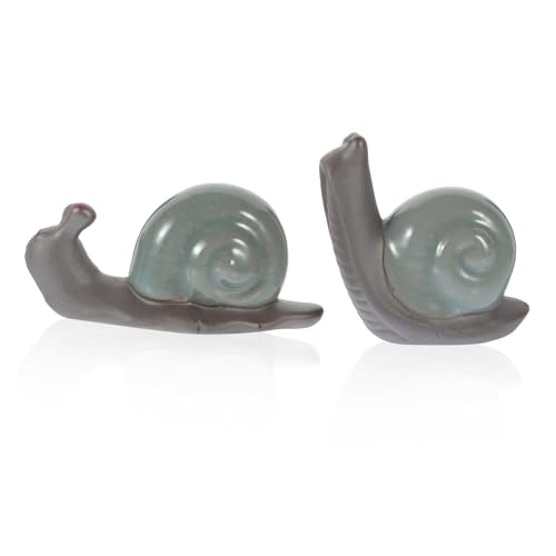 FUNOMOCYA Retro Schneckendekor Keramik Tischornament Schneckenornamente Schickes Design Tee Haustier Home Dekoartikel FUNOMOCYA Retro Schneckendekor Keramik Tischornament Schneckenornamente Schickes Design Tee Haustier Home Dekoartikel von FUNOMOCYA
