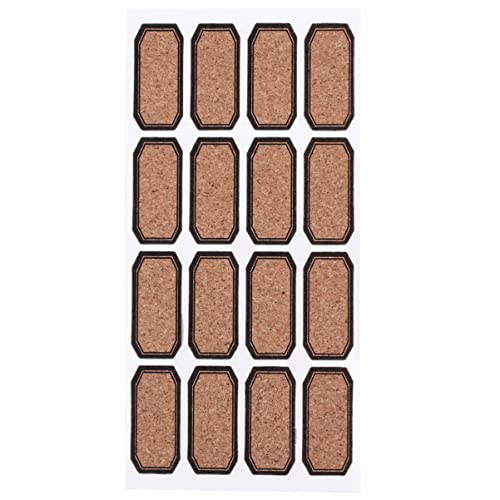 FUNOMOCYA 2 Stück Selbstklebende Holz Etiketten Handgeschriebene Namensschilder für DIY Beschriftungen für Flaschen und von FUNOMOCYA