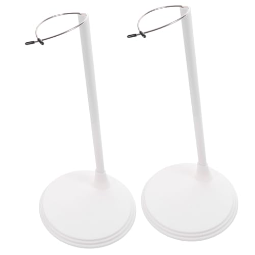 FUNOMOCYA 2 Stück Stabile Puppenständer Edelstahl Tragbare Tisch dollhalter für Puppenpräsentation rutschfeste und Wiederverwendbare Puppenständer für Sammler von FUNOMOCYA