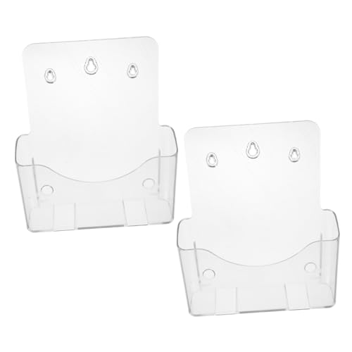 FUNOMOCYA 2 Stück Teiliges Acryl Flyerhalter Klarer Wand Tischständer Vielseitiger Dokumentenhalter für Büro Transparente Wandaufbewahrung und Prospektaufsteller FUNOMOCYA 2 Stück Teiliges Acryl Flyerhalter Klarer Wand Tischständer Vielseitiger Dokumentenhalter für Büro Transparente Wandaufbewahrung und Prospektaufsteller von FUNOMOCYA