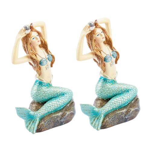 FUNOMOCYA 2 Stück Teiliges Meerjungfrauen Hochwertigem Resin Realistische Aquarium Deko Figuren Lebensechte Fischbecken Dekoration für Miniteich und Garten Feine Handwerkskunst Langlebig FUNOMOCYA 2 Stück Teiliges Meerjungfrauen Hochwertigem Resin Realistische Aquarium Deko Figuren Lebensechte Fischbecken Dekoration für Miniteich und Garten Feine Handwerkskunst Langlebig von FUNOMOCYA