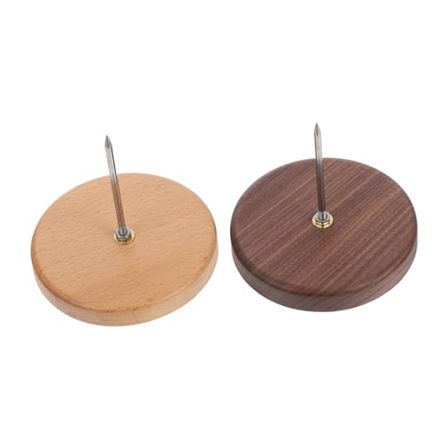 FUNOMOCYA 2 Stück Teiliges Metall und Holz Quittungshalter mit Geradem Stab für Restaurant Rechnungen Stabiler Papierhalter mit Edlem Holzsockel Einfacher Einsatz für Speisekarte und FUNOMOCYA 2 Stück Teiliges Metall und Holz Quittungshalter mit Geradem Stab für Restaurant Rechnungen Stabiler Papierhalter mit Edlem Holzsockel Einfacher Einsatz für Speisekarte und von FUNOMOCYA