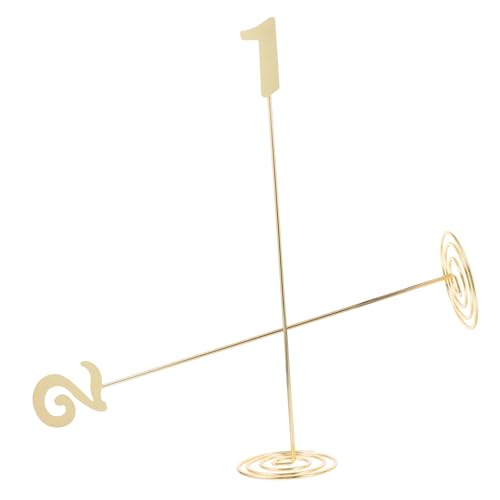 FUNOMOCYA 2 Stück Tischnummern Clips aus Platzkartenhalter für Hochzeiten und Veranstaltungen Dekorative Menüständer für Restaurants Goldene Tischkartenhalter für Fotos und Notizen FUNOMOCYA 2 Stück Tischnummern Clips aus Platzkartenhalter für Hochzeiten und Veranstaltungen Dekorative Menüständer für Restaurants Goldene Tischkartenhalter für Fotos und Notizen von FUNOMOCYA