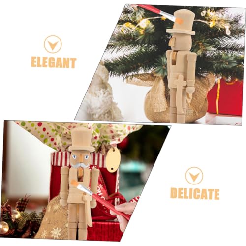 FUNOMOCYA 2 Stück Unlackierter Holz Soldat DIY Basteln Weihnachten Holzfigur Ornament für Weihnachtsdeko und Erwachsene Handarbeit FUNOMOCYA 2 Stück Unlackierter Holz Soldat DIY Basteln Weihnachten Holzfigur Ornament für Weihnachtsdeko und Erwachsene Handarbeit von FUNOMOCYA