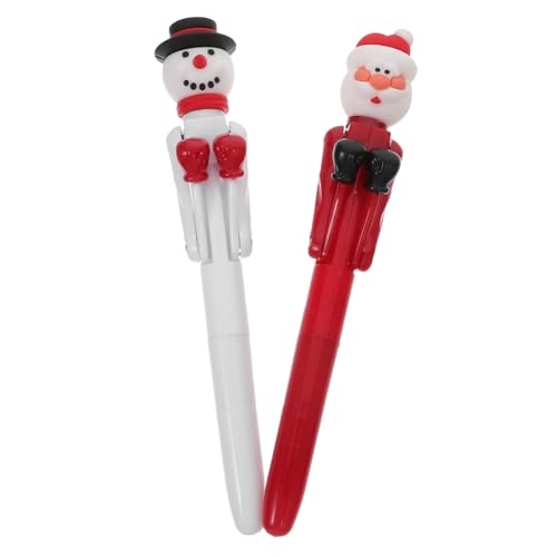 FUNOMOCYA 2 Stück Weihnachtliche Kugelschreiber mit Boxing Santa Schneemann Interaktives für Schule und Büro Originelle Weihnachtsgeschenke für Kollegen FUNOMOCYA 2 Stück Weihnachtliche Kugelschreiber mit Boxing Santa Schneemann Interaktives für Schule und Büro Originelle Weihnachtsgeschenke für Kollegen von FUNOMOCYA