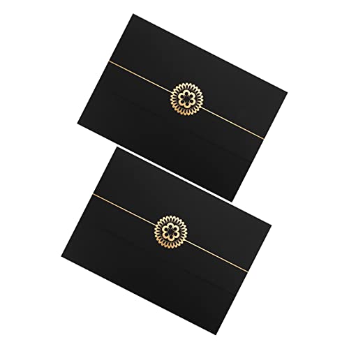 FUNOMOCYA 2 Stück Zertifikathülle Dokumentenmappe mit Goldprägung für Urkunden und Fotos Design für Abschluss und Ehrungszeremonien von FUNOMOCYA