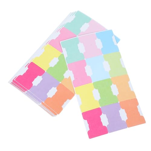 FUNOMOCYA 20 Blatt Beschreibbare Haftmarker Seitenmarkierungen für Notizen Selbstklebende Index Tabs für Ordner für Büro und Zuhause von FUNOMOCYA