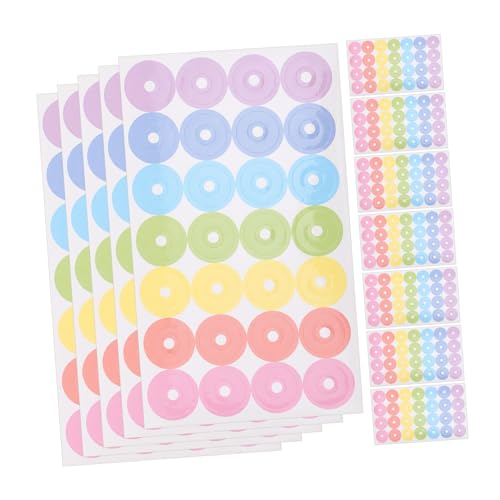 FUNOMOCYA 20 Blatt Bunte Lochverstärker Aufkleber für Ringordner Papierloch Reparatur Etiketten Selbstklebend Büro Schule Organizer Zubehör FUNOMOCYA 20 Blatt Bunte Lochverstärker Aufkleber für Ringordner Papierloch Reparatur Etiketten Selbstklebend Büro Schule Organizer Zubehör von FUNOMOCYA