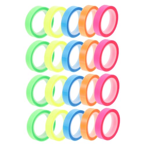 FUNOMOCYA 20 Rollen Farbiges Transparentes Markierungsband Wasserfestes Abreißbares Haftnotiz klebeband zum Hervorheben und Lesen Bunte Seitenmarker für Bücher Praktische Lesezeichen für FUNOMOCYA 20 Rollen Farbiges Transparentes Markierungsband Wasserfestes Abreißbares Haftnotiz klebeband zum Hervorheben und Lesen Bunte Seitenmarker für Bücher Praktische Lesezeichen für von FUNOMOCYA