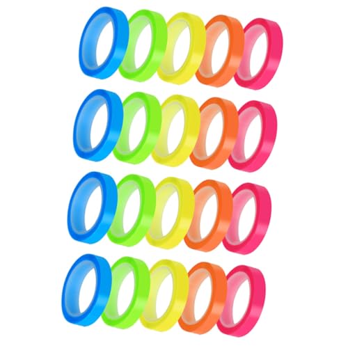 FUNOMOCYA 20 Rollen Transparente Multifunktionale Sticky Tabs Praktische Selbstklebende Seitenmarker und Highlight tapes Wasserfest für Schule Büro Bücher und Notizen FUNOMOCYA 20 Rollen Transparente Multifunktionale Sticky Tabs Praktische Selbstklebende Seitenmarker und Highlight tapes Wasserfest für Schule Büro Bücher und Notizen von FUNOMOCYA