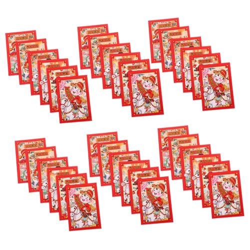 FUNOMOCYA 20 Stück Rote Umschläge Jahr Des Pferdes Geldgeschenke Umschläge mit Niedlichem Cartoon-design Traditionell und Elegant Geeignet für Neujahr Geburtstag Hochzeit Lunar Festival FUNOMOCYA 20 Stück Rote Umschläge Jahr Des Pferdes Geldgeschenke Umschläge mit Niedlichem Cartoon-design Traditionell und Elegant Geeignet für Neujahr Geburtstag Hochzeit Lunar Festival von FUNOMOCYA