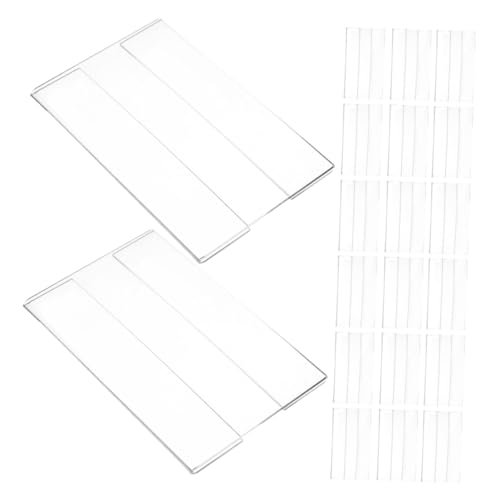FUNOMOCYA 20 Stück Teiliges Acryl Preisschildhalter Wandmontage Flacher Etikettenhalter für Regale Transparente Preisschildständer für Supermärkte Einzelhandel Ausstellungen Platzsparend FUNOMOCYA 20 Stück Teiliges Acryl Preisschildhalter Wandmontage Flacher Etikettenhalter für Regale Transparente Preisschildständer für Supermärkte Einzelhandel Ausstellungen Platzsparend von FUNOMOCYA