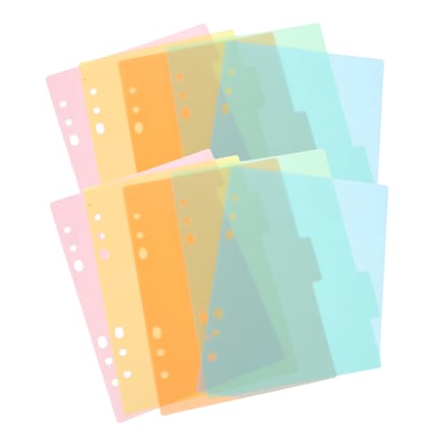 FUNOMOCYA 20 Stück Teiliges Bunte Trennblätter aus Kunststoff mit Löchern Praktische Registerkarten für Notizbücher Journale und Berichte Langlebige Indexseiten für Bürobedarf FUNOMOCYA 20 Stück Teiliges Bunte Trennblätter aus Kunststoff mit Löchern Praktische Registerkarten für Notizbücher Journale und Berichte Langlebige Indexseiten für Bürobedarf von FUNOMOCYA