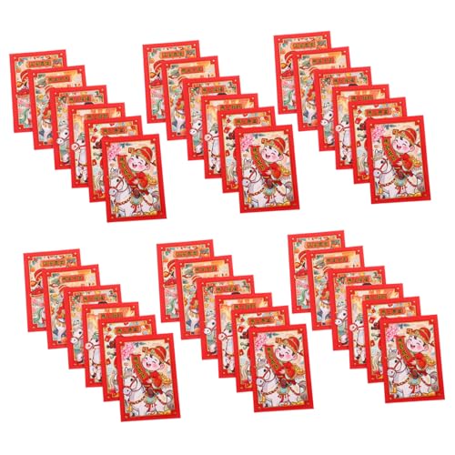 FUNOMOCYA 20 Stück Teiliges Chinesische Rote Umschläge Jahr Des Pferdes Stabile Papier-lucky-money-taschen Cartoon-pferdemotiv Geschenkverpackte Lunar Year Packets für Frühjahrsfest Hochzeit FUNOMOCYA 20 Stück Teiliges Chinesische Rote Umschläge Jahr Des Pferdes Stabile Papier-lucky-money-taschen Cartoon-pferdemotiv Geschenkverpackte Lunar Year Packets für Frühjahrsfest Hochzeit von FUNOMOCYA