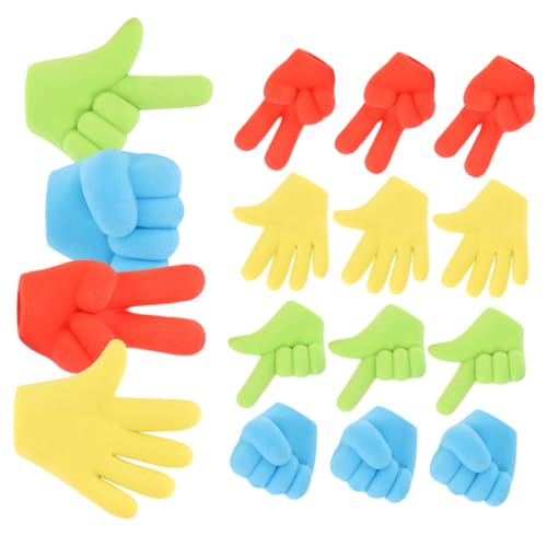 FUNOMOCYA 20 Stück Teiliges Fingerförmiges Radiergummi Bunte Kleine Radiergummis aus Praktisch Leicht Tragbar Sicheres Material Kreatives Design als Schulpreis und Malzubehör von FUNOMOCYA