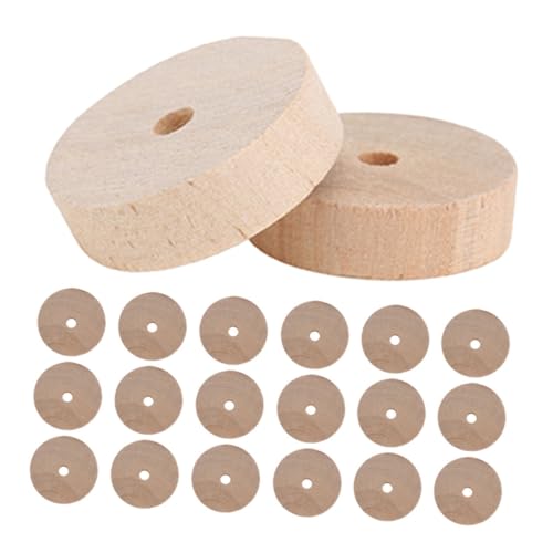 FUNOMOCYA 20 Stück Teiliges Kleine Naturbelassene Holzräder Ø für Modellbau und Bastelarbeiten Unbehandelte Holzscheiben zum Bemalen und Kreativen DIY Zubehör FUNOMOCYA 20 Stück Teiliges Kleine Naturbelassene Holzräder Ø für Modellbau und Bastelarbeiten Unbehandelte Holzscheiben zum Bemalen und Kreativen DIY Zubehör von FUNOMOCYA