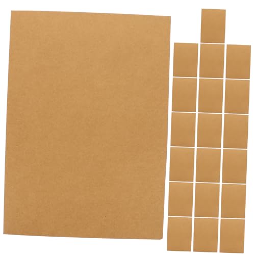 FUNOMOCYA 20 Stück Teiliges Kraftpapier Dokumentenmappe Strapazierfähige Präsentationsmappe für Büro und Schule Beschreibbare Oberfläche Langlebiger Ordner zur Papierorganisation für von FUNOMOCYA