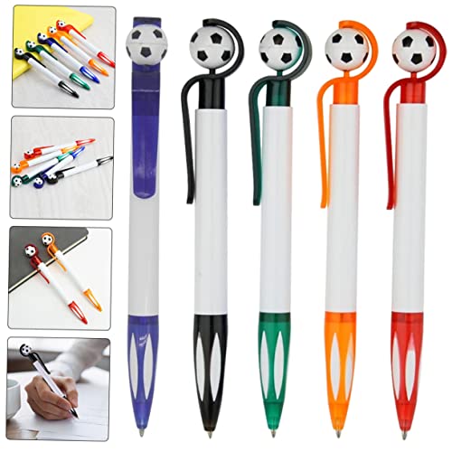FUNOMOCYA 20 Stück Teiliges Kugelschreiber Fußball Bunte Druckbare Kugelschreiber für Schule und Büro Praktische Glatte Schreibstifte in Rot Blau Schwarz Grün Orange FUNOMOCYA 20 Stück Teiliges Kugelschreiber Fußball Bunte Druckbare Kugelschreiber für Schule und Büro Praktische Glatte Schreibstifte in Rot Blau Schwarz Grün Orange von FUNOMOCYA