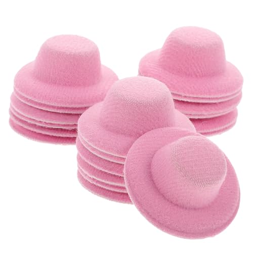 FUNOMOCYA 20 Stück Teiliges Miniatur Stoffhut Kleine Dekorative Puppenhüte in Vielseitiges Accessoire für Puppenhaus Fotorequisiten und Bastelprojekte von FUNOMOCYA