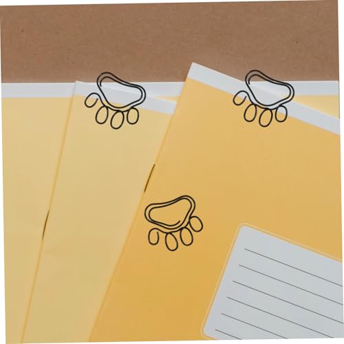 FUNOMOCYA 20 Stück Teiliges Niedliche Katzenkrallen Büroklammern aus Metall Kreative Papierklammern in Kleiner Langlebig und Praktisch für Dokumente Lesezeichen und Bürobedarf von FUNOMOCYA