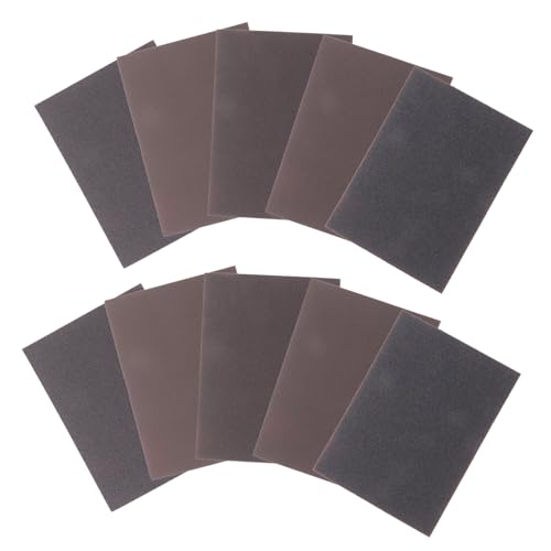 FUNOMOCYA 20 Stück Teiliges Schleifschwamm Körnung Wiederverwendbare Flexible Schleifpads Nass und Trocken für Metall Holz Trockenbau und Möbelpolitur von FUNOMOCYA