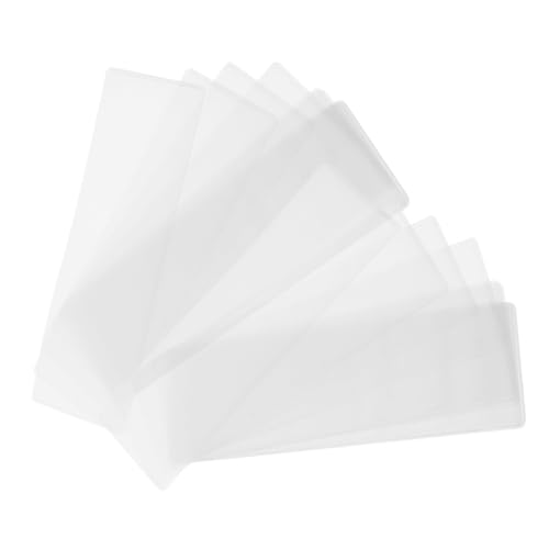 FUNOMOCYA 20 Stück Teiliges Transparente Wasserdichte PVC Lesezeichenhüllen mit Loch Klare Schutzumschläge für Buchzeichen und Fotos Vielseitige Schützende Lesezeichen Displaysleeves FUNOMOCYA 20 Stück Teiliges Transparente Wasserdichte PVC Lesezeichenhüllen mit Loch Klare Schutzumschläge für Buchzeichen und Fotos Vielseitige Schützende Lesezeichen Displaysleeves von FUNOMOCYA