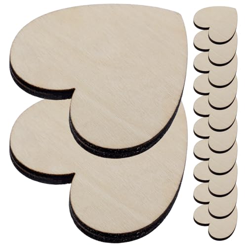 FUNOMOCYA 20 Stück Unlackierte Holzscheiben für Diy Bastelprojekte Herzförmige Holzstücke für Kreative Malerei und Dekoration für Hochzeiten und Partys FUNOMOCYA 20 Stück Unlackierte Holzscheiben für Diy Bastelprojekte Herzförmige Holzstücke für Kreative Malerei und Dekoration für Hochzeiten und Partys von FUNOMOCYA