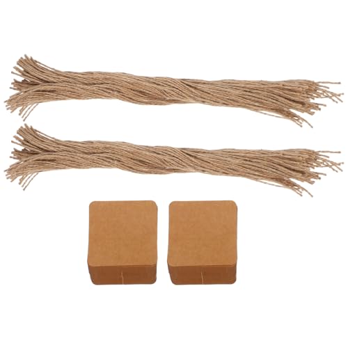 FUNOMOCYA 200 Stück Kraft Geschenkanhänger beschreibbares Etikett für Schmuck Tags für Kleidung Anhänger Aufhängen von Schmuck hängende Etiketten Tags für Schmuck Hanfseil Braun FUNOMOCYA 200 Stück Kraft Geschenkanhänger beschreibbares Etikett für Schmuck Tags für Kleidung Anhänger Aufhängen von Schmuck hängende Etiketten Tags für Schmuck Hanfseil Braun von FUNOMOCYA