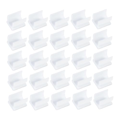 FUNOMOCYA 200 Stück Whiteboard Stifthalter Selbstklebend Leichte Pen Clips für Schule Büro Zuhause Praktische Befestigungsklammern für Marker und Schreibwaren Tragbar und Platzsparend von FUNOMOCYA
