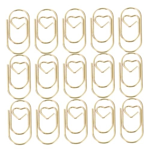 FUNOMOCYA 200Stücke Herzförmige Büroklammern aus Metall Kreative Papierclips für Schule Büro und DIY Projekte Dekorative Clips für Hochzeit und Notizen FUNOMOCYA 200Stücke Herzförmige Büroklammern aus Metall Kreative Papierclips für Schule Büro und DIY Projekte Dekorative Clips für Hochzeit und Notizen von FUNOMOCYA