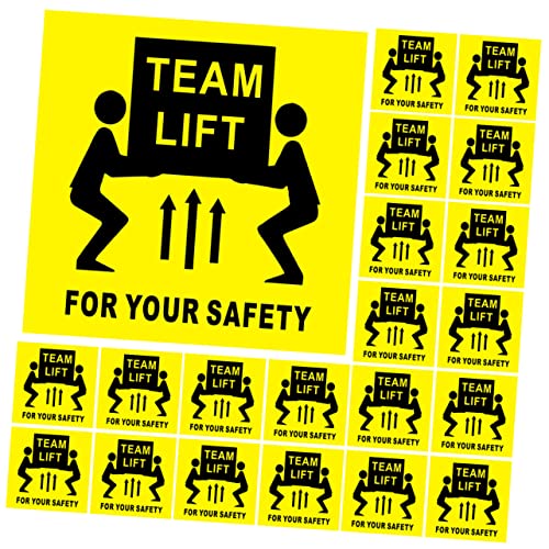 FUNOMOCYA 200Stücke Sicherheitswarnaufkleber Team Liftetiketten Für Schwere Objekte Für Versand Und Industrie Und Stark Haftend FUNOMOCYA 200Stücke Sicherheitswarnaufkleber Team Liftetiketten Für Schwere Objekte Für Versand Und Industrie Und Stark Haftend von FUNOMOCYA
