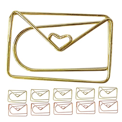 FUNOMOCYA 20Stücke Papiernadel Büroklammern Umschlagform Ausgefallene und Lustige Lesezeichen Datei Notizklammern für Büro Schule Hochzeit Party und Kreative FUNOMOCYA 20Stücke Papiernadel Büroklammern Umschlagform Ausgefallene und Lustige Lesezeichen Datei Notizklammern für Büro Schule Hochzeit Party und Kreative von FUNOMOCYA