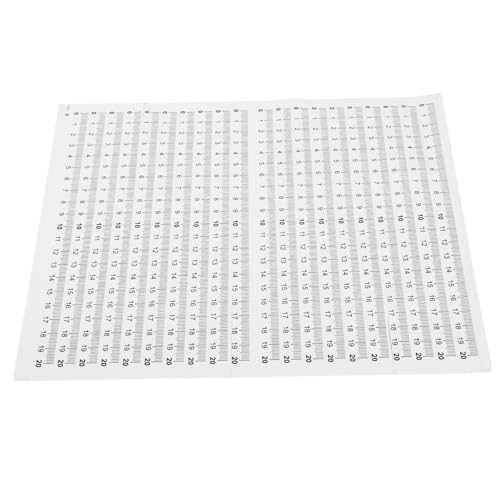 FUNOMOCYA 20Stücke Selbstklebendes Maßband Klebrige Maßband Aufkleber Für Präzise Messungen Wasserdichtes Metrisches Lineal Für Büro Und Schule FUNOMOCYA 20Stücke Selbstklebendes Maßband Klebrige Maßband Aufkleber Für Präzise Messungen Wasserdichtes Metrisches Lineal Für Büro Und Schule von FUNOMOCYA