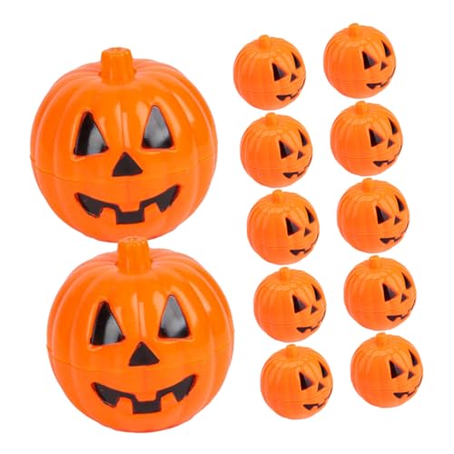 FUNOMOCYA 24 Stück Teiliges Halloween Kürbis Süßigkeiten Behälter Kleine Befüllbare Candy Box Leicht Tragbar mit Deckel für Party Deko und Aufbewahrung von Snacks und Bastelmaterialien von FUNOMOCYA