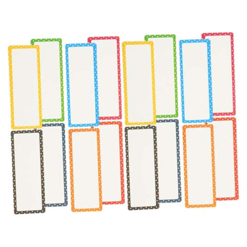 FUNOMOCYA 24 Stück Teiliges Magnetische Beschreibbare Trocken Abwischbare Namensschilder Wiederverwendbare Magnetische Etiketten für Whiteboard Kühlschrank Schließfach von FUNOMOCYA