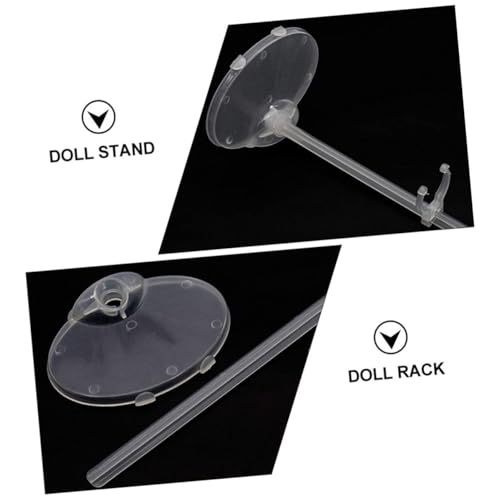 FUNOMOCYA 24 Stück Teiliges Transparentes Puppenständer Stabiler Doll Support Halter für Kleine Figuren Display Ständer für Puppenhaus Geeignet für Schrank und Tisch FUNOMOCYA 24 Stück Teiliges Transparentes Puppenständer Stabiler Doll Support Halter für Kleine Figuren Display Ständer für Puppenhaus Geeignet für Schrank und Tisch von FUNOMOCYA