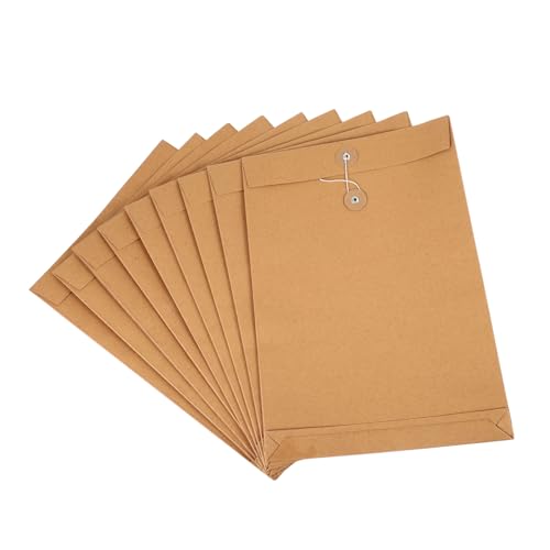 FUNOMOCYA 25 Stück Teiliges Kraftpapier portfolio mit Knopfverschluss Großer Dokumenten organizer für Briefgröße Leichter Aktenordner für Büro Schule und Geschäftsreisen FUNOMOCYA 25 Stück Teiliges Kraftpapier portfolio mit Knopfverschluss Großer Dokumenten organizer für Briefgröße Leichter Aktenordner für Büro Schule und Geschäftsreisen von FUNOMOCYA