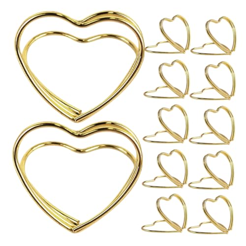 FUNOMOCYA 25 Stück Teiliges Metall Herz Memo Kartenhalter Vielseitige Tisch Platzkartenhalter für Hochzeit Büro Party Praktischer Leichter Fotohalter für Fotos Notizen Visitenkarten FUNOMOCYA 25 Stück Teiliges Metall Herz Memo Kartenhalter Vielseitige Tisch Platzkartenhalter für Hochzeit Büro Party Praktischer Leichter Fotohalter für Fotos Notizen Visitenkarten von FUNOMOCYA