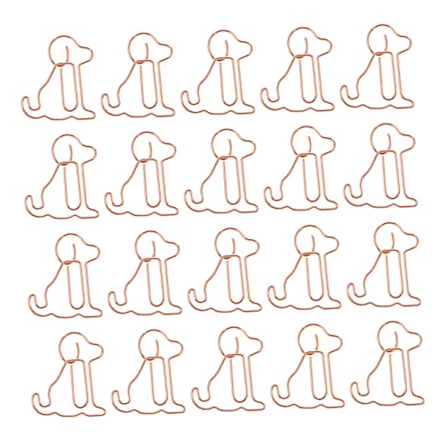 FUNOMOCYA 25 Stück Teiliges Metall Lesezeichenclips Hundedesign Rosegold Kreative Büroklammern für Büro und Schule Niedliche Memo Klammern für Fotos Notizen Scrapbook Deko für Hundebesitzer FUNOMOCYA 25 Stück Teiliges Metall Lesezeichenclips Hundedesign Rosegold Kreative Büroklammern für Büro und Schule Niedliche Memo Klammern für Fotos Notizen Scrapbook Deko für Hundebesitzer von FUNOMOCYA