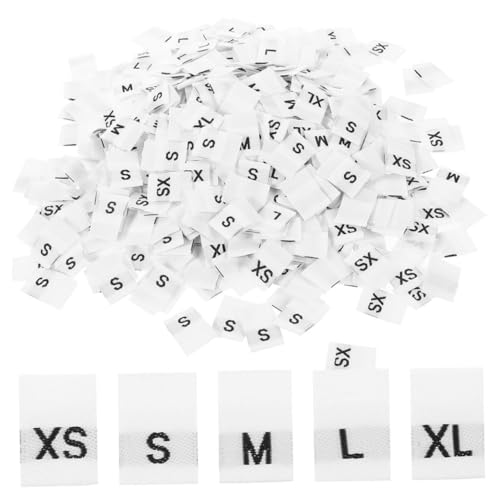 FUNOMOCYA 250 Stück Größenetiketten für Kleidung aus Hautfreundlichem Material Waschbar und Bügelbar mit Klarer bis Xl Selbstgenähte Labels zum Kennzeichnen von Textilien und Handgemachten FUNOMOCYA 250 Stück Größenetiketten für Kleidung aus Hautfreundlichem Material Waschbar und Bügelbar mit Klarer bis Xl Selbstgenähte Labels zum Kennzeichnen von Textilien und Handgemachten von FUNOMOCYA