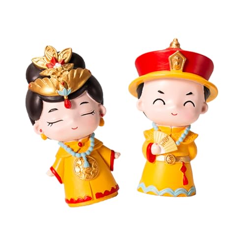 FUNOMOCYA 2Stücke Chinesische Kuchen Dekoration Kaiser und Figuren für Kreative Tortendeko für Partys und Feste Langlebig und Vielseitig Einsetzbar FUNOMOCYA 2Stücke Chinesische Kuchen Dekoration Kaiser und Figuren für Kreative Tortendeko für Partys und Feste Langlebig und Vielseitig Einsetzbar von FUNOMOCYA