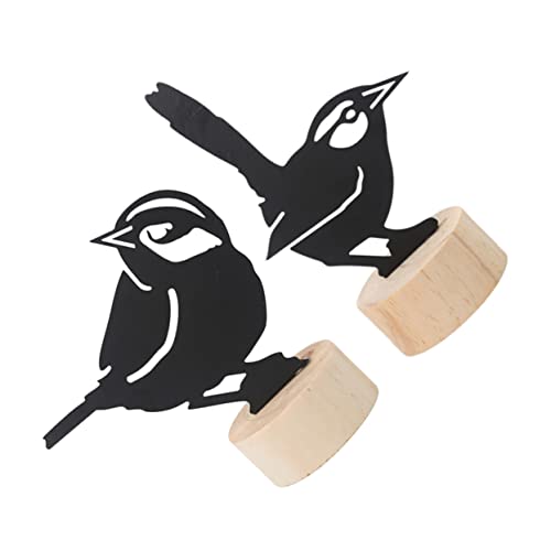 FUNOMOCYA 2Stücke Fotoclips Vogel Design Multifunktionale Tischkartenhalter für Notizen und Fotos für Büro und Dekoration Stabil und Langlebig von FUNOMOCYA