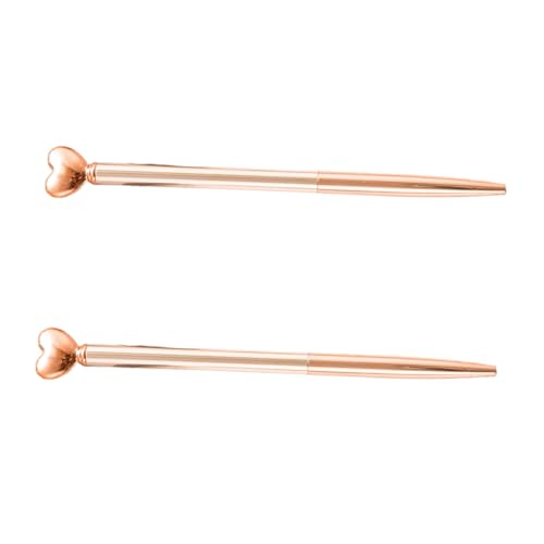 FUNOMOCYA 2Stücke Kreative Roségold Kugelschreiber Ergonomische Füller Für Büro Und Schule Langlebige Schreibwaren Für Müheloses Schreiben FUNOMOCYA 2Stücke Kreative Roségold Kugelschreiber Ergonomische Füller Für Büro Und Schule Langlebige Schreibwaren Für Müheloses Schreiben von FUNOMOCYA