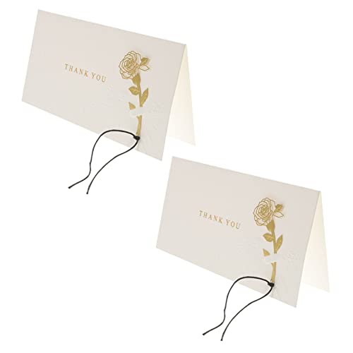 FUNOMOCYA 2Stücke Rustikale Dankeschönkarten Elegante Klappkarten für Geburtstagsgeschenke Hochzeiten Shower Hochwertiges Blanko Innen für Persönliche Botschaften FUNOMOCYA 2Stücke Rustikale Dankeschönkarten Elegante Klappkarten für Geburtstagsgeschenke Hochzeiten Shower Hochwertiges Blanko Innen für Persönliche Botschaften von FUNOMOCYA