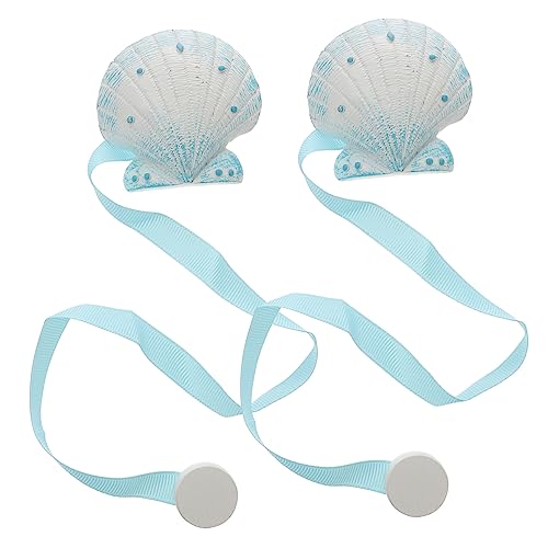 FUNOMOCYA 2st Raffhalterhaken Muschelvorhanghalter Raffhalter Für Vorhänge Im Maritimen Stil Nautische Gardinenbänder Dekorativ Hängende Gürtelseile Vorhangseil Krawatten Zubehör Magnet FUNOMOCYA 2st Raffhalterhaken Muschelvorhanghalter Raffhalter Für Vorhänge Im Maritimen Stil Nautische Gardinenbänder Dekorativ Hängende Gürtelseile Vorhangseil Krawatten Zubehör Magnet von FUNOMOCYA