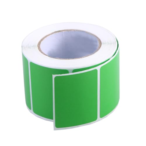FUNOMOCYA 3 Rollen Thermodrucker für Versand Farbige Thermotransferetiketten Rot und Grün Je pro Rolle ohne Zusätzliche Farbbandnutzung und Geruchsneutral von FUNOMOCYA