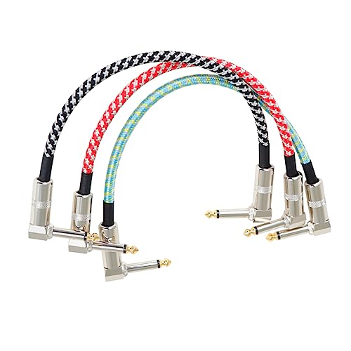 FUNOMOCYA 3 Stück Audioleitung Anschlusskabel Für Instrumente Lautsprecherkabel Gitarre Gitarrenverstärkerkabel Gitarren-patchkabel E-gitarren-effekte Gitarren-audiokabel Draht kupfer FUNOMOCYA 3 Stück Audioleitung Anschlusskabel Für Instrumente Lautsprecherkabel Gitarre Gitarrenverstärkerkabel Gitarren-patchkabel E-gitarren-effekte Gitarren-audiokabel Draht kupfer von FUNOMOCYA